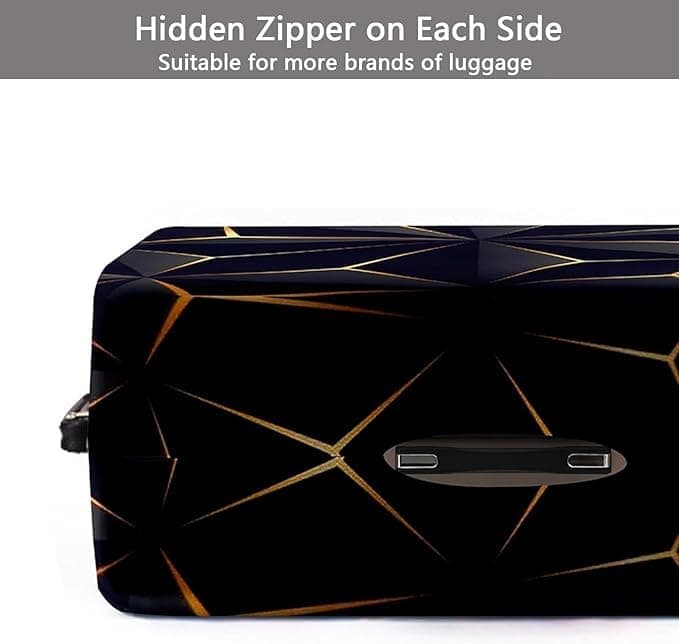 1 Pack Elastic Suitcase Cover Travel Luggage Protection Scratch Resistant Washable Trolley Case, M (22-24INCH) V1188-MS-325-1232