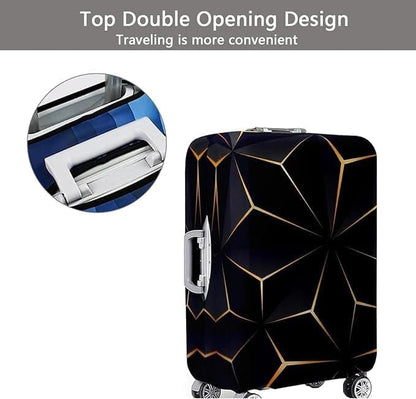 1 Pack Elastic Suitcase Cover Travel Luggage Protection Scratch Resistant Washable Trolley Case, M (22-24INCH) V1188-MS-325-1232