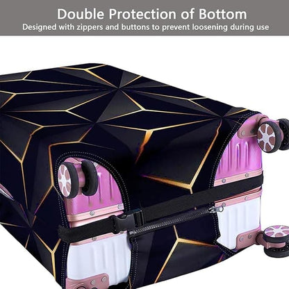 1 Pack Elastic Suitcase Cover Travel Luggage Protection Scratch Resistant Washable Trolley Case, M (22-24INCH) V1188-MS-325-1232