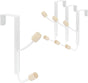 4 Pack Hanging Hooks for Doors, Single Door Hook V1188-MS-325-1237