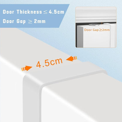 4 Pack Hanging Hooks for Doors, Single Door Hook V1188-MS-325-1237