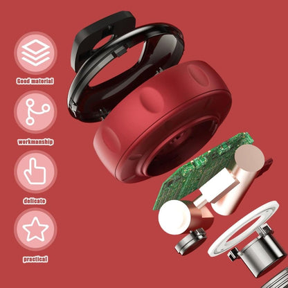 12-Speed Electric Cupping Therapy Machine Vacuum Massager Set, Red V1188-MS-325-1242