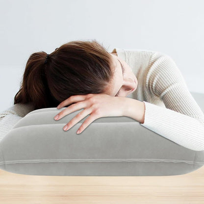 2-Pack Inflatable Travel Pillow, Compact Headrest Pillow for Camping and Travel, Portable, SZ3 V1188-MS-325-1247