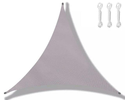 3.6x3.6x3.6m Waterproof Outdoor Triangular Sun Sail UV Protective Shade Net for Camping Garden Terrace and V1188-MS-325-1248