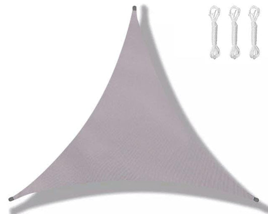 3.6x3.6x3.6m Waterproof Outdoor Triangular Sun Sail UV Protective Shade Net for Camping Garden Terrace and V1188-MS-325-1248