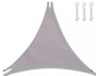 3.6x3.6x3.6m Waterproof Outdoor Triangular Sun Sail UV Protective Shade Net for Camping Garden Terrace and V1188-MS-325-1248