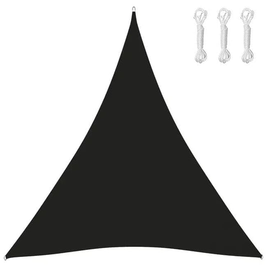 3.6x3.6x3.6m Waterproof Outdoor Sun Sail Triangle UV Protective Shade Net for Camping Garden Terrace and V1188-MS-325-1252