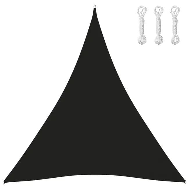 5x5x5 m Waterproof Outdoor Triangular Sun Sail UV Protective Shade Net for Camping Garden Terrace and Pool, V1188-MS-325-1257
