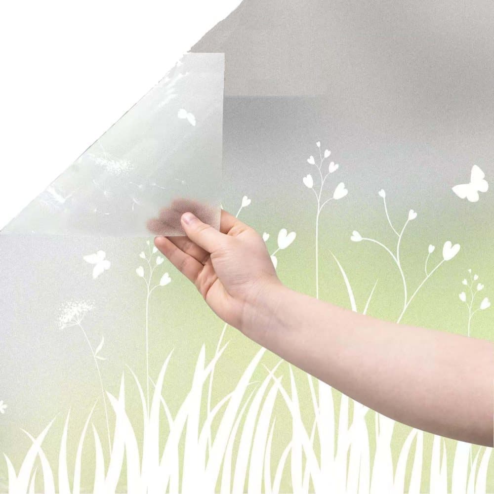 Dandelion Window Film Privacy Protection UV Blocking for Bathroom, 45cm x 200cm V1188-MS-325-1258