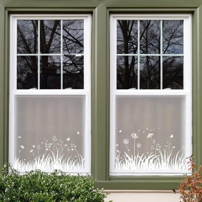 Privacy Window Film Dandelion Pattern UV Protection for Bathroom, 45cm x 500cm V1188-MS-325-1259