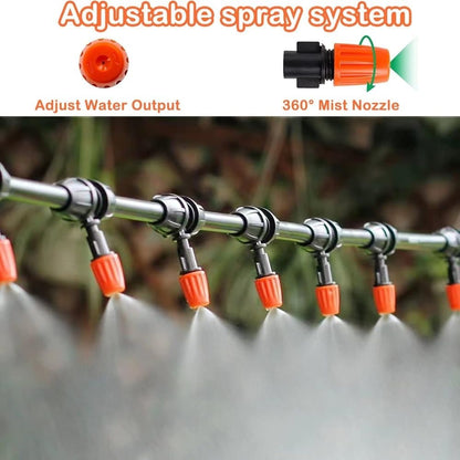 50m Automatic Drip Irrigation System for Garden Greenhouse, Lawn, Terrace, Compatible with Most Brands V1188-MS-325-1268