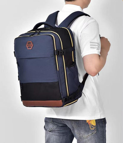 Multifunctional Backpack with Shoe Compartment for School Travel and Work, 28x19x42 cm, Green V1188-MS-325-1270