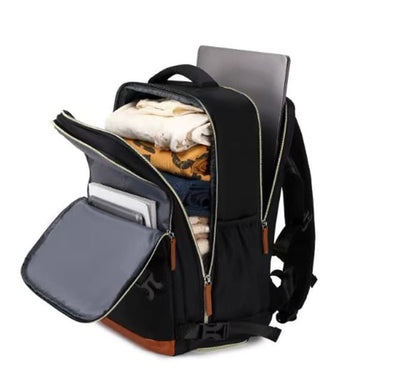 28L Multifunctional Backpack with Shoe Compartment for School Travel Work, 28x19x42cm, Blue V1188-MS-325-1272
