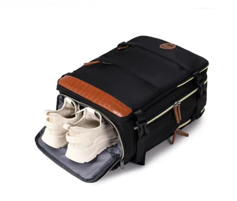 28L Multifunctional Backpack with Shoe Compartment for School Travel Work, 28x19x42cm, Blue V1188-MS-325-1272
