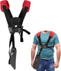 Adjustable Nylon Trimmer Strap, Compatible with Grass Trimmer and Leaf Blower, Dark Red V1188-MS-325-1273