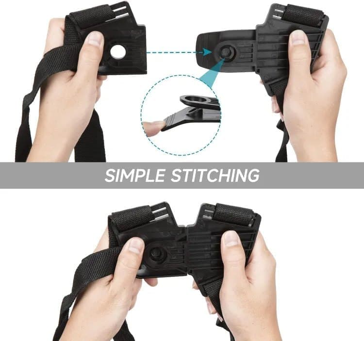 Adjustable Nylon Trimmer Strap, Compatible with Grass Trimmer and Leaf Blower, Dark Red V1188-MS-325-1273