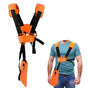 Adjustable Nylon Trimmer Strap for Grass Trimmer and Leaf Blower, Orange V1188-MS-325-1274