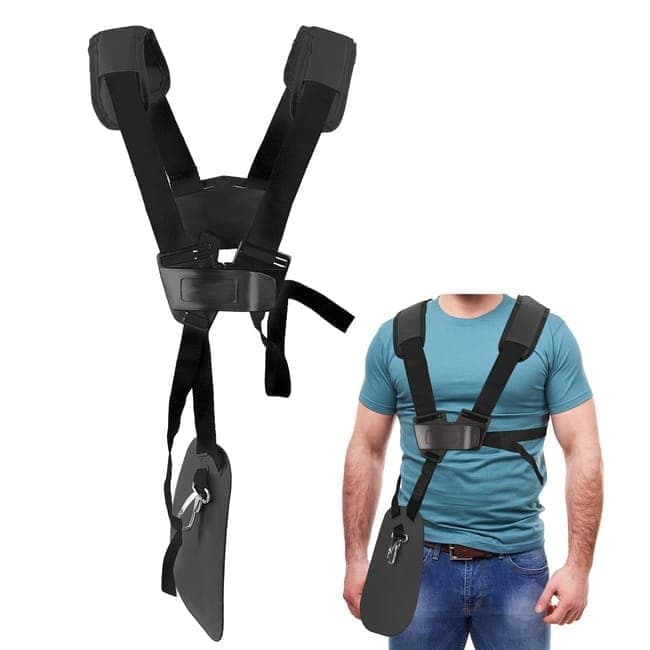 Adjustable Nylon Trimmer Strap, Compatible with Grass Trimmer and Leaf Blower, Black V1188-MS-325-1275