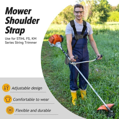 Adjustable Nylon Trimmer Strap, Compatible with Grass Trimmer and Leaf Blower, Black V1188-MS-325-1275