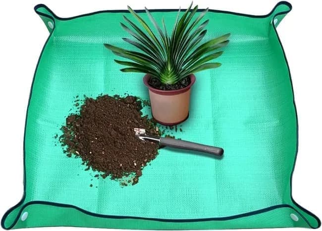2-Pack Foldable Waterproof Garden Planting Mats, 60x90cm, Compatible with Indoor Succulent Transplanting V1188-MS-325-1280