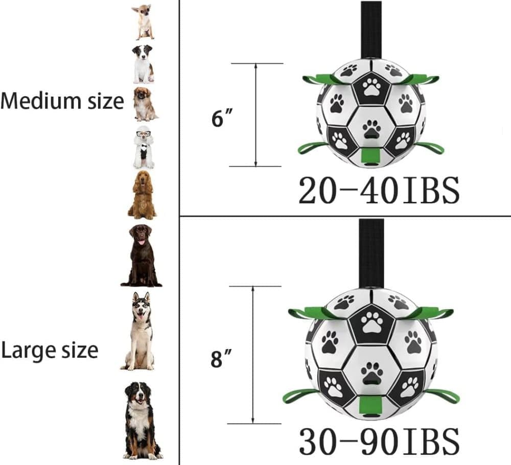 Durable Interactive Dog Ball with Air Needle, 15cm V1188-MS-325-1281