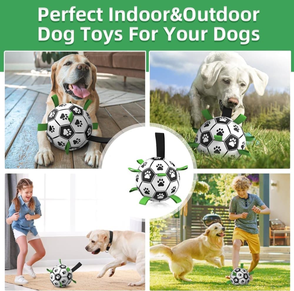 Durable Interactive Dog Ball with Air Needle, 15cm V1188-MS-325-1281