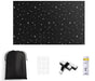Blackout Curtain DIY Portable No-Drill UV Protection Star and Moon Print, 145x300cm V1188-MS-325-1287