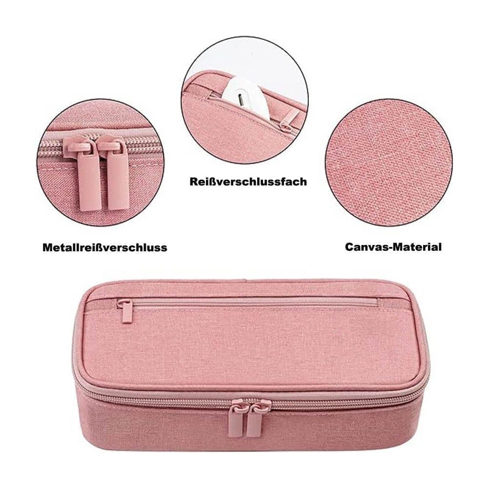 1 Pack Large Capacity Pencil Case, Multifunctional Lightweight Durable Organizer for Students and Office, Gray V1188-MS-325-1301