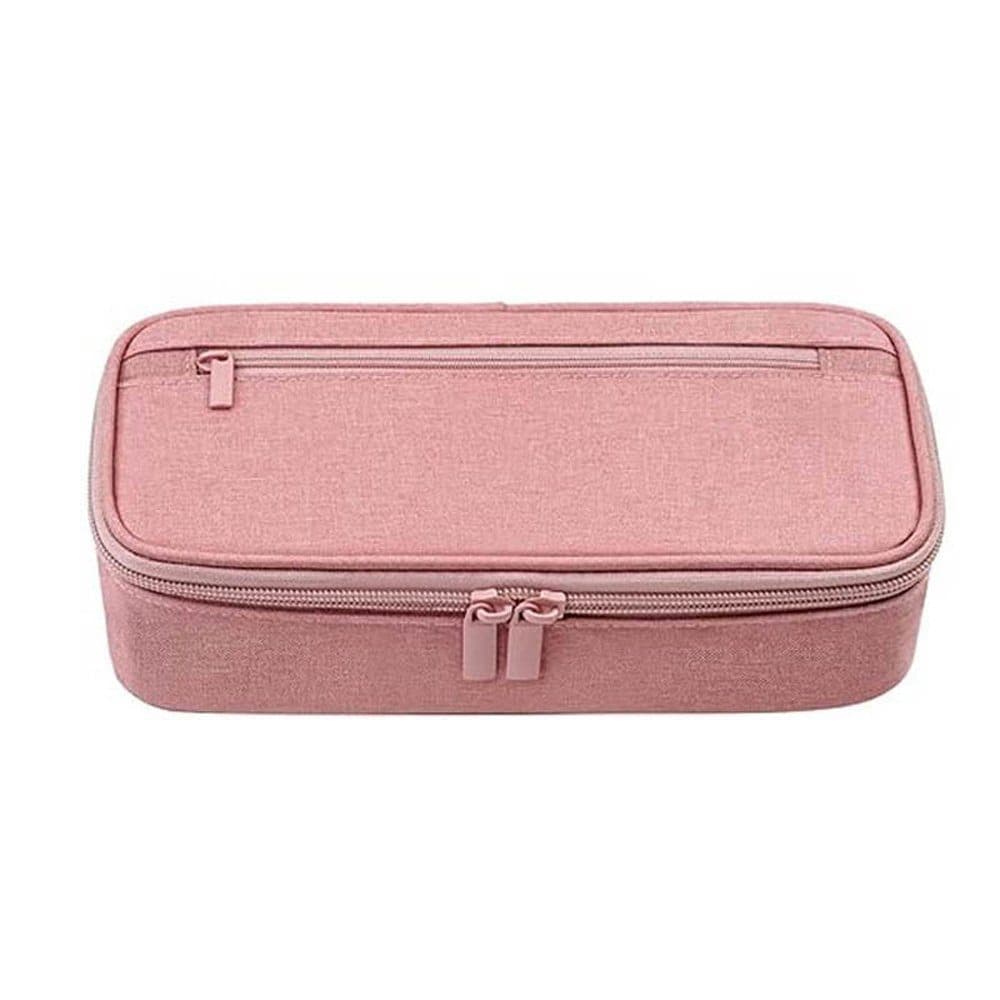 1 Pack Large Capacity Pencil Case, Multifunctional Lightweight Durable Organizer for Students and Office, Pink V1188-MS-325-1302