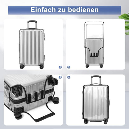 24 Inch Transparent Protective Case for Suitcase, Waterproof Dustproof Durable Extra Thick, Compatible with V1188-MS-325-1306