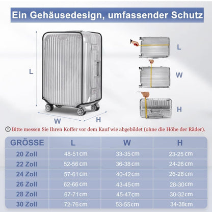 Transparent Protective Case for Suitcase, Waterproof Dustproof Durable Extra Thick, Compatible with Cabin V1188-MS-325-1307