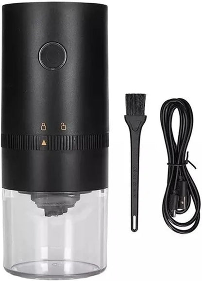 Portable USB Coffee Grinder for Espresso Automatic Grinding Travel Home and Camping, Black V1188-MS-325-1310
