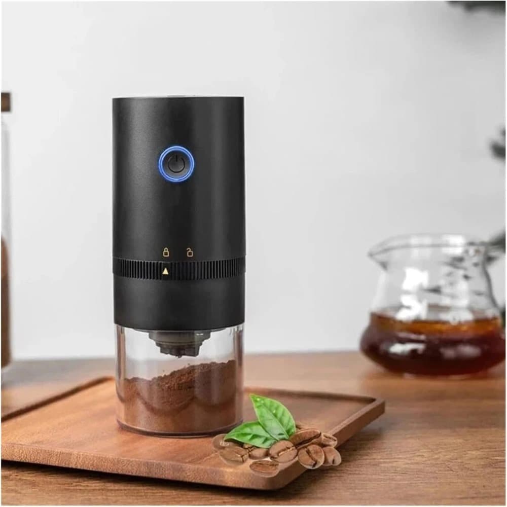 Portable USB Coffee Grinder for Espresso, Automatic Grinding, Compatible with Travel Home and Camping, White V1188-MS-325-1311