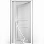 Self-Adhesive Magnetic Mosquito Net Door Curtain Removable Durable Insect Fly and Cat Proof, 90x200cm, White V1188-MS-325-1327