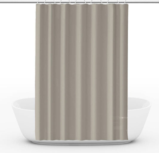 Waterproof Reinforced PEVA Shower Curtain Mildew Resistant Colorfast Durable Quick-Drying, 71x72 inches, Beige V1188-MS-325-1330