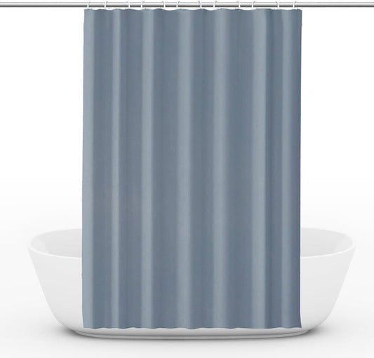 Waterproof mildew resistant PEVA shower curtain, compatible with standard shower rods, 180x180cm, Blue V1188-MS-325-1331
