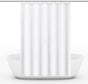 Waterproof PEVA Shower Curtain 72x72 inches, Mildew Resistant Quick-Drying Bathroom Divider, Colorfast, White V1188-MS-325-1332