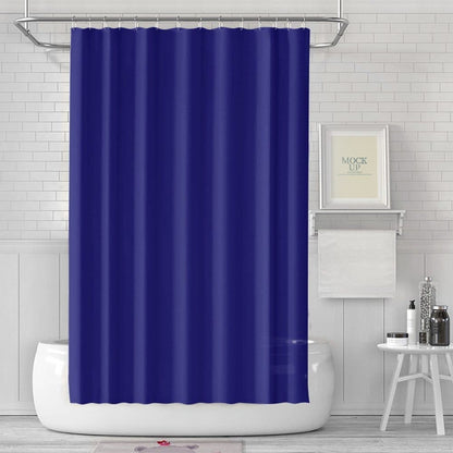 12 Hooks Reinforced PEVA Waterproof Shower Curtain Mildew Resistant Colorfast Durable Quick-Drying, V1188-MS-325-1335