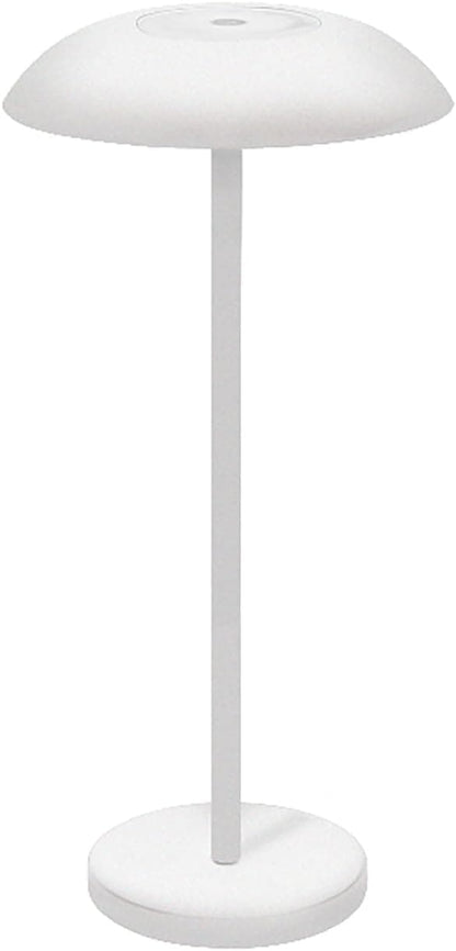 Rechargeable Wireless LED Table Lamp with Adjustable Brightness, 2600mAh Battery, Portable Bedside Lamp, White V1188-MS-325-1336