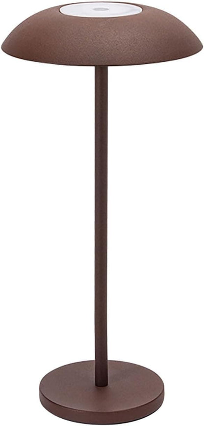 Rechargeable LED Table Lamp 2600mAh Wireless Portable Adjustable Brightness Bedside Light, Brown V1188-MS-325-1337