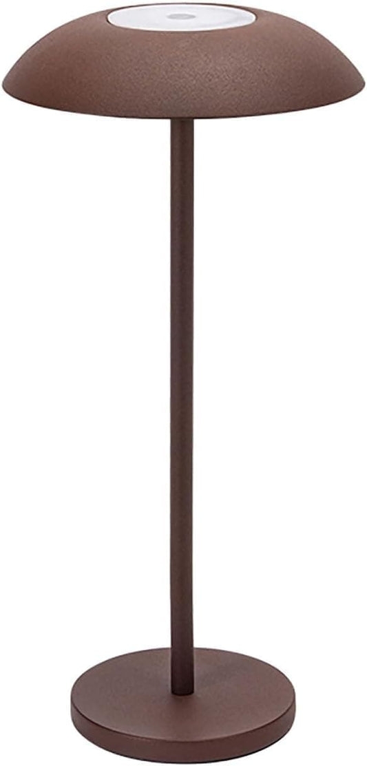Rechargeable LED Table Lamp 2600mAh Wireless Portable Adjustable Brightness Bedside Light, Brown V1188-MS-325-1337