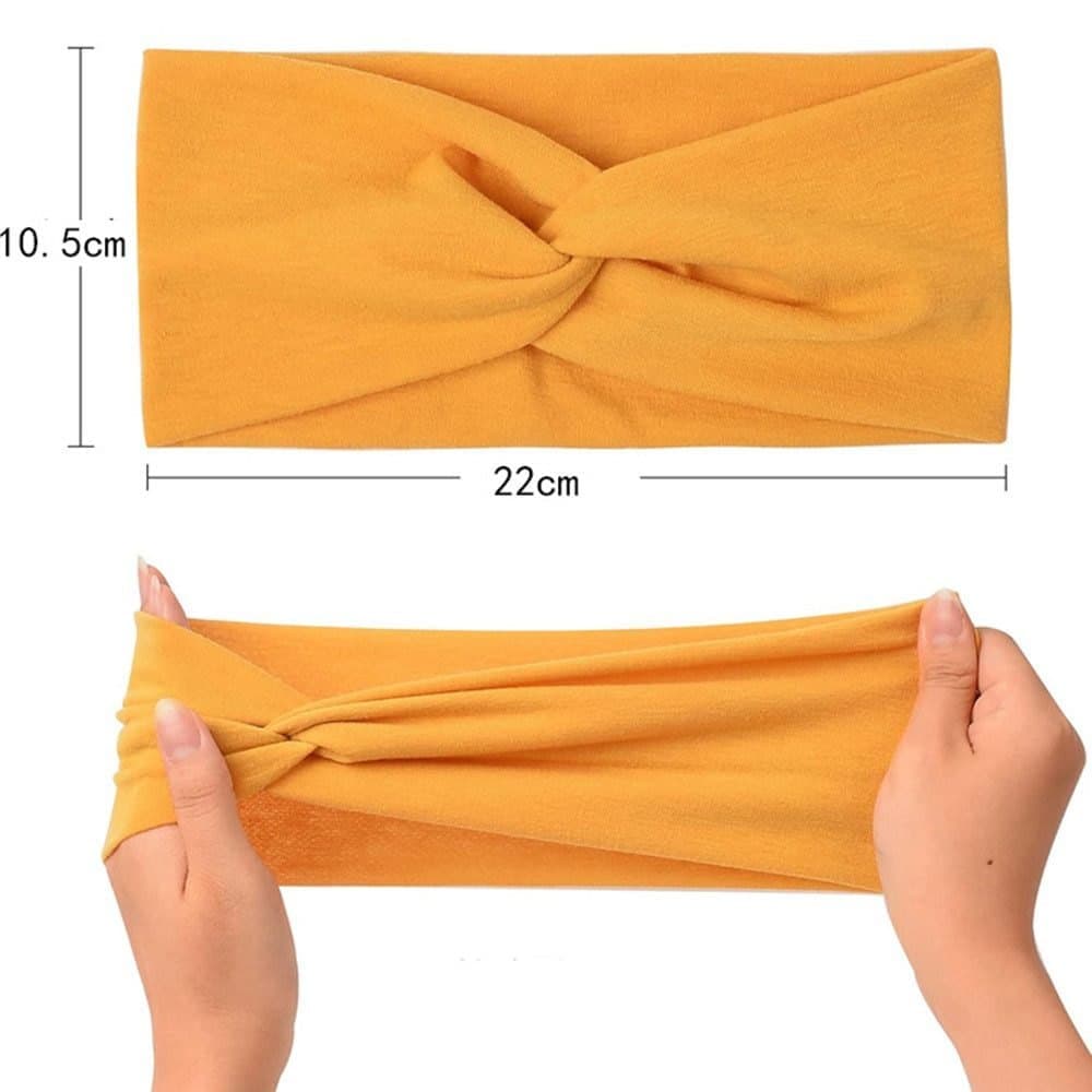 4 pcs Elastic Hair Band Headband for Yoga Training, Patterned V1188-MS-325-1347