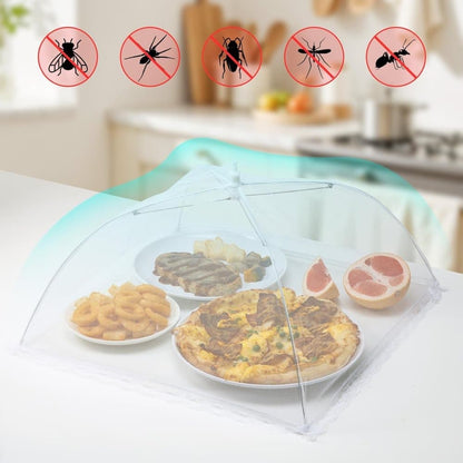 4 Pack Pop-up Food Cover Mesh Insect Net, Foldable for Camping Picnic Grilling, 43cm, Compatible with Oral-B V1188-MS-325-1351