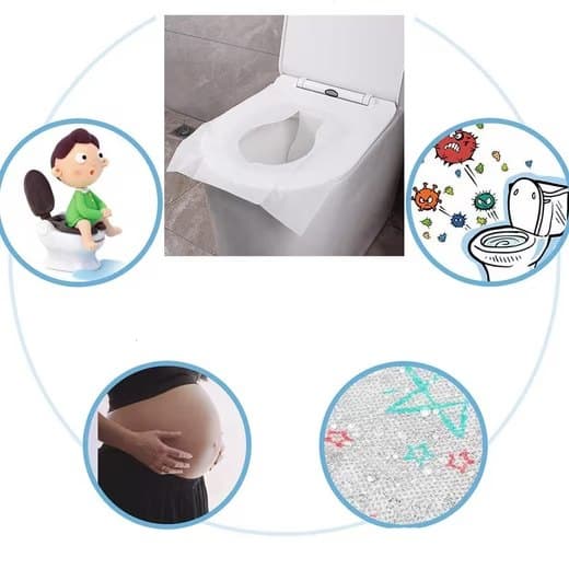 80 pcs Biodegradable Water-flushable Toilet Seat Covers, 38x46cm V1188-MS-325-1360