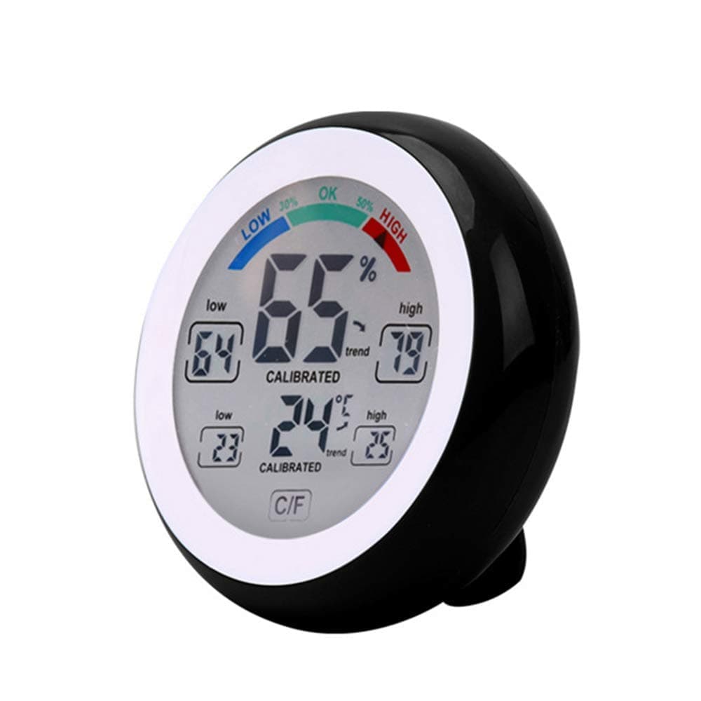 Digital Thermometer Hygrometer Indoor Outdoor Wireless Touch Screen Waterproof, for Bathroom Kitchen V1188-MS-325-1369