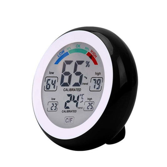 Digital Thermometer Hygrometer Indoor Outdoor Wireless Touch Screen Waterproof, for Bathroom Kitchen V1188-MS-325-1369