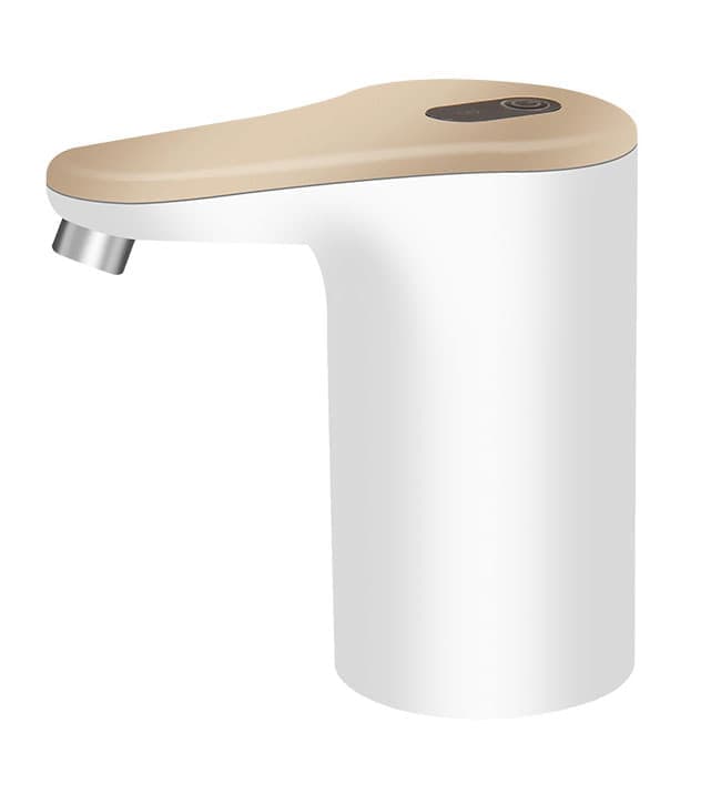 Electric Water Pump Automatic Dispenser with USB Charging for Water Refilling and Cold Distribution, Gold V1188-MS-325-1371
