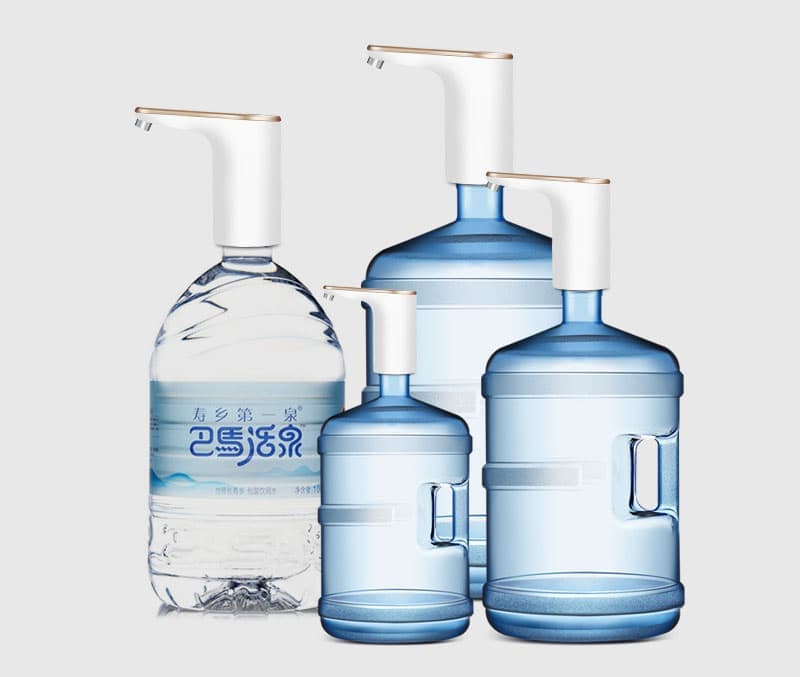 Electric Water Pump Automatic Dispenser with USB Charging for Water Refilling and Cold Distribution, Gold V1188-MS-325-1371