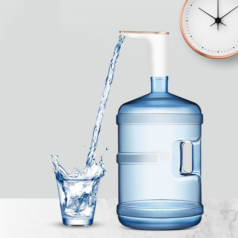 Electric Water Pump Automatic Dispenser with USB Charging for Water Refilling and Cold Water Distribution, V1188-MS-325-1372