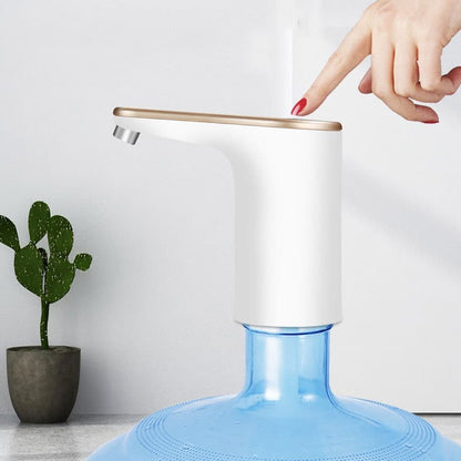 Electric Water Pump Automatic Dispenser with USB Charging for Water Refilling and Cold Water Distribution, V1188-MS-325-1372